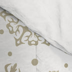 Christmas Snowflakes, Gold and White Comforter Gallery Image 4