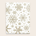 Christmas Snowflakes, Gold and White Notebook Gallery Image 4