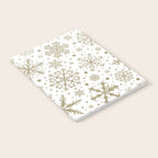 Christmas Snowflakes, Gold and White Notebook Gallery Image 2