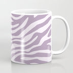 Purple Zebra Animal Print Coffee Mug Gallery Image 1