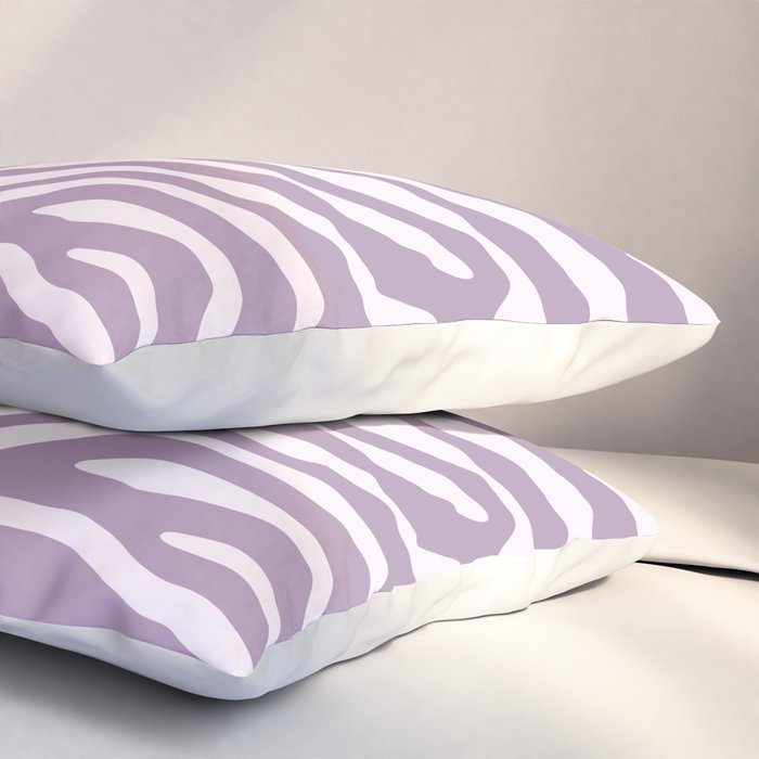 Purple Zebra Animal Print Pillow Sham Gallery Image 3