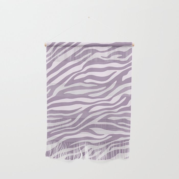Purple Zebra Animal Print Wall Hanging Gallery Image 1