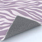 Purple Zebra Animal Print Rug Gallery Image 4