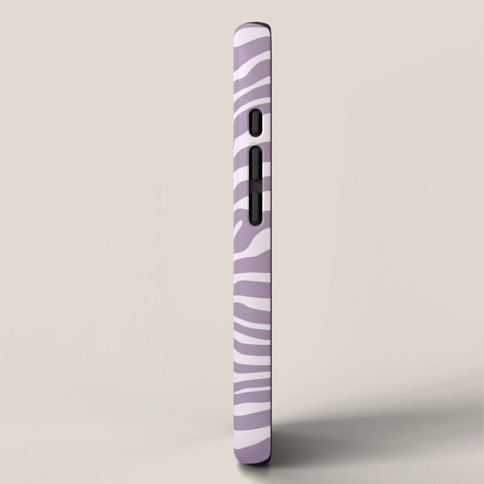 Purple Zebra Animal Print iPhone Case Gallery Image 2