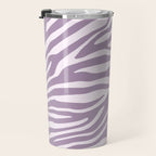 Purple Zebra Animal Print Travel Mug Gallery Image 3
