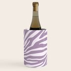 Purple Zebra Animal Print Wine Chiller Gallery Image 2