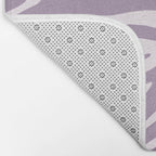 Purple Zebra Animal Print Bath Mat Gallery Image 2
