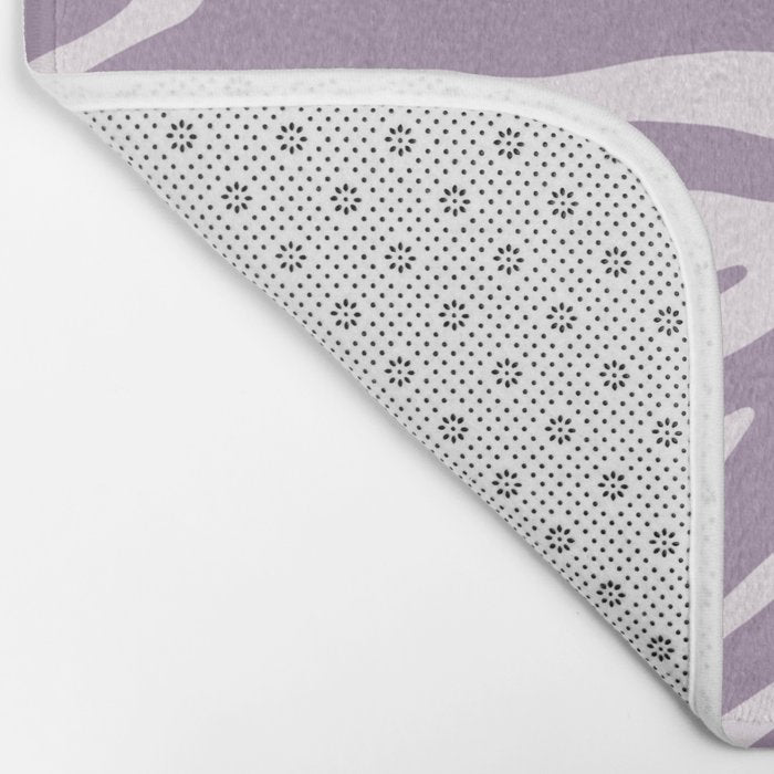 Purple Zebra Animal Print Bath Mat Gallery Image 2
