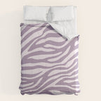 Purple Zebra Animal Print Comforter Gallery Image 6