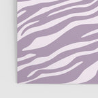 Purple Zebra Animal Print Poster Gallery Image 3