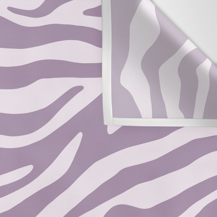 Purple Zebra Animal Print Wall Tapestry Gallery Image 3