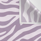 Purple Zebra Animal Print Wall Tapestry Gallery Image 3