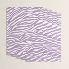 Purple Zebra Animal Print Wrapping Paper Gallery Image 3