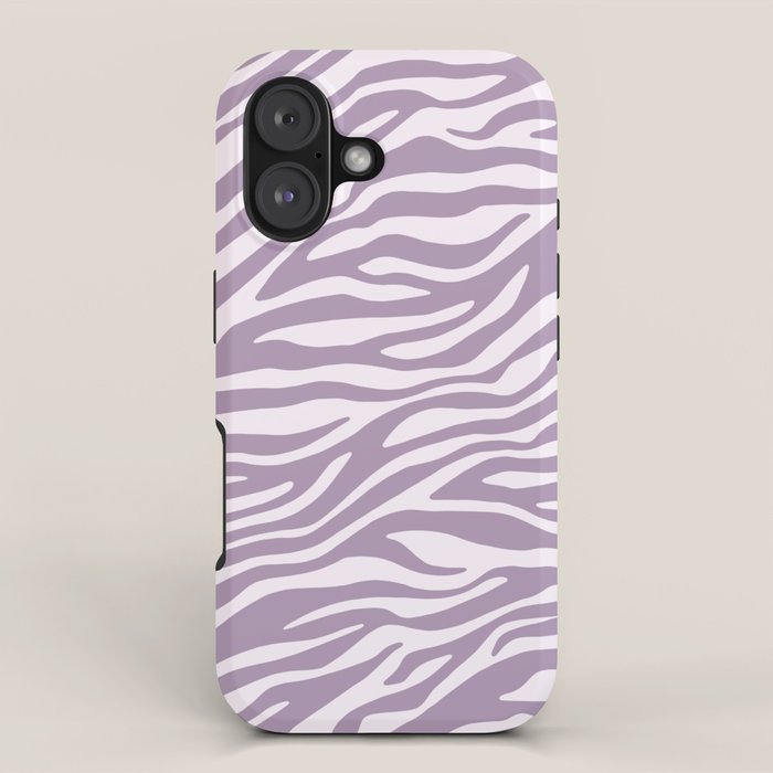 Purple Zebra Animal Print iPhone Case Gallery Image 1