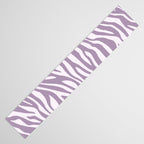 Purple Zebra Animal Print Table Runner Gallery Image 3