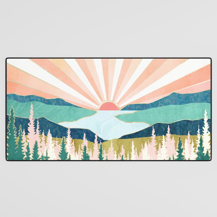 Summer Sunset Desk Mat Gallery Image 3