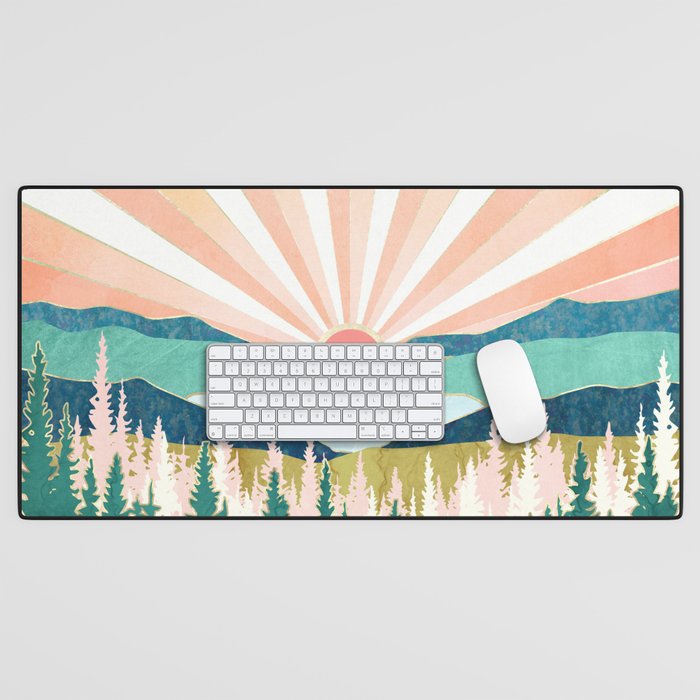 Summer Sunset Desk Mat Gallery Image 1