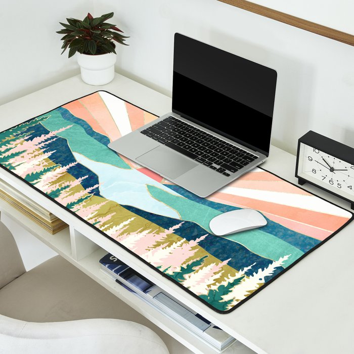 Summer Sunset Desk Mat Gallery Image 2