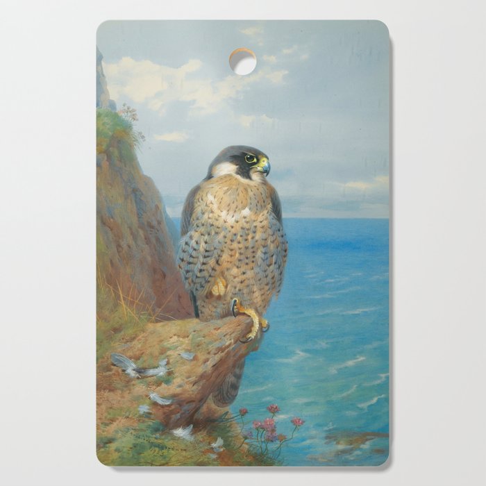 Peregrine at Auchencairn by Archibald Thorburn, 1923 (benefitting The Nature Conservancy) Cutting Board Gallery Image 1