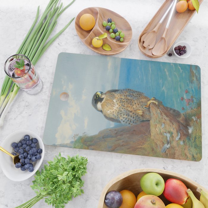 Peregrine at Auchencairn by Archibald Thorburn, 1923 (benefitting The Nature Conservancy) Cutting Board Gallery Image 2