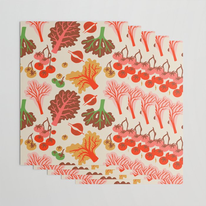 FARMFOLK SALAD Wrapping Paper Gallery Image 3
