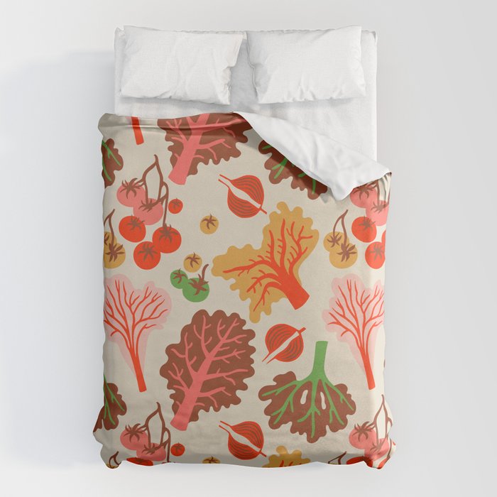 FARMFOLK SALAD Duvet Cover Gallery Image 6