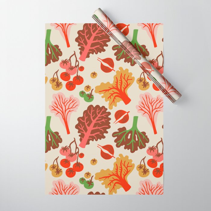 FARMFOLK SALAD Wrapping Paper Gallery Image 1