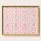 Eloise Print in Pink Serving Tray Gallery Image 1