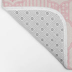 Eloise Print in Pink Bath Mat Gallery Image 2