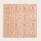 Eloise Print in Pink Wood Wall Art Gallery Image 1