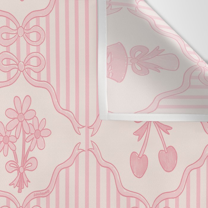 Eloise Print in Pink Wall Tapestry Gallery Image 3