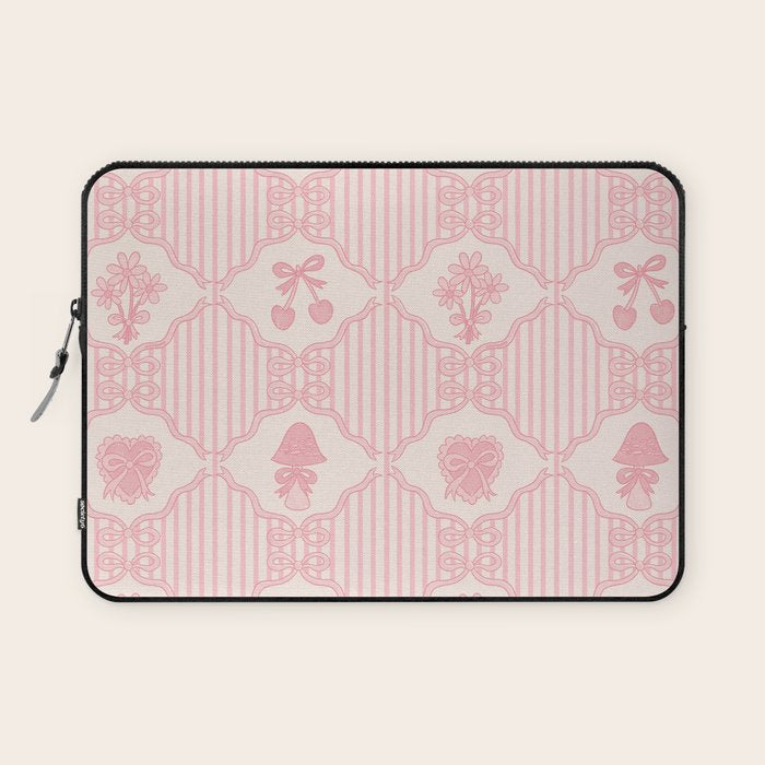 Eloise Print in Pink Laptop Sleeve Gallery Image 1