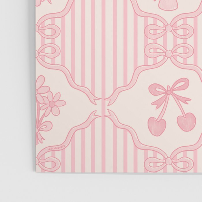 Eloise Print in Pink Poster Gallery Image 3