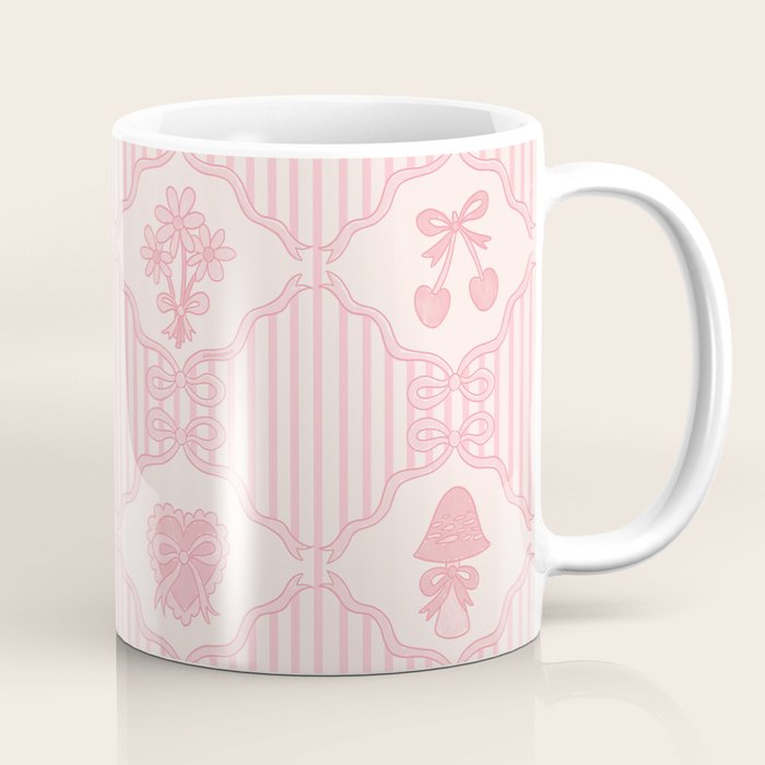 Eloise Print in Pink Coffee Mug Gallery Image 1
