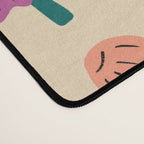 Retro Mushroom - pattern  Desk Mat Gallery Image 4