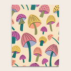 Retro Mushroom - pattern  Notebook Gallery Image 4