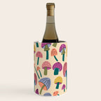 Retro Mushroom - pattern  Wine Chiller Gallery Image 1