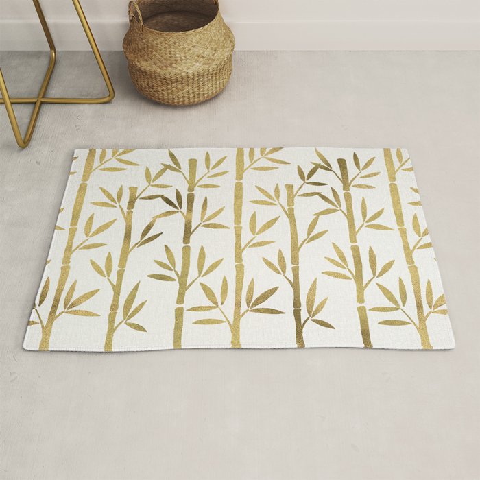 Bamboo Stems - Gold Palette Rug Gallery Image 1