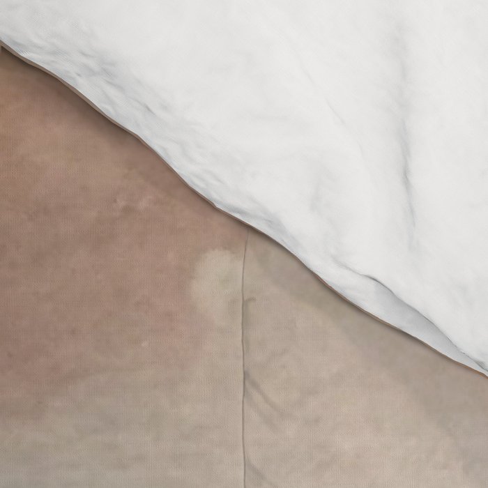 Aly [3]: minimal | pinks | white | black | mixed media | abstract | ink | watercolor | wall art Comforter Gallery Image 4