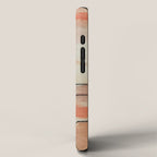 Aly [3]: minimal | pinks | white | black | mixed media | abstract | ink | watercolor | wall art iPhone Case Gallery Image 2