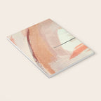 Aly [3]: minimal | pinks | white | black | mixed media | abstract | ink | watercolor | wall art Notebook Gallery Image 3