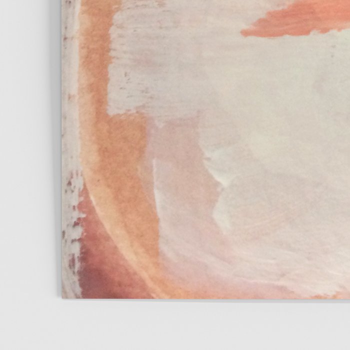 Aly [3]: minimal | pinks | white | black | mixed media | abstract | ink | watercolor | wall art Poster Gallery Image 3