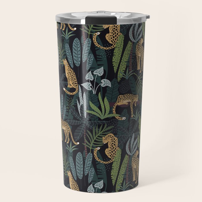 Wild Cheetah Prints Travel Mug Gallery Image 1