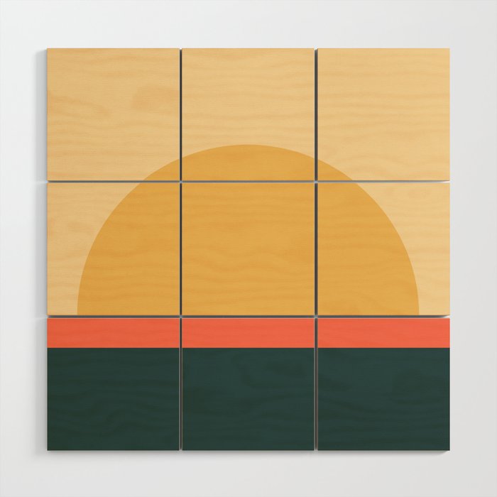 Sunseeker 06 Wood Wall Art Gallery Image 1