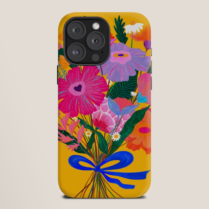 flower bouquet Pink Tangerine iPhone Case Gallery Image 12