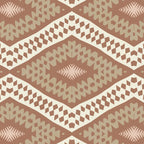 Ikat Hand-cut Pattern 1 Inspired by PANTONE 17 1230 Mocha Mousse Coffee Mug Gallery Image 2