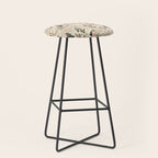 Desert Unicorn - Black, peach pink, and cream Stool Gallery Image 1