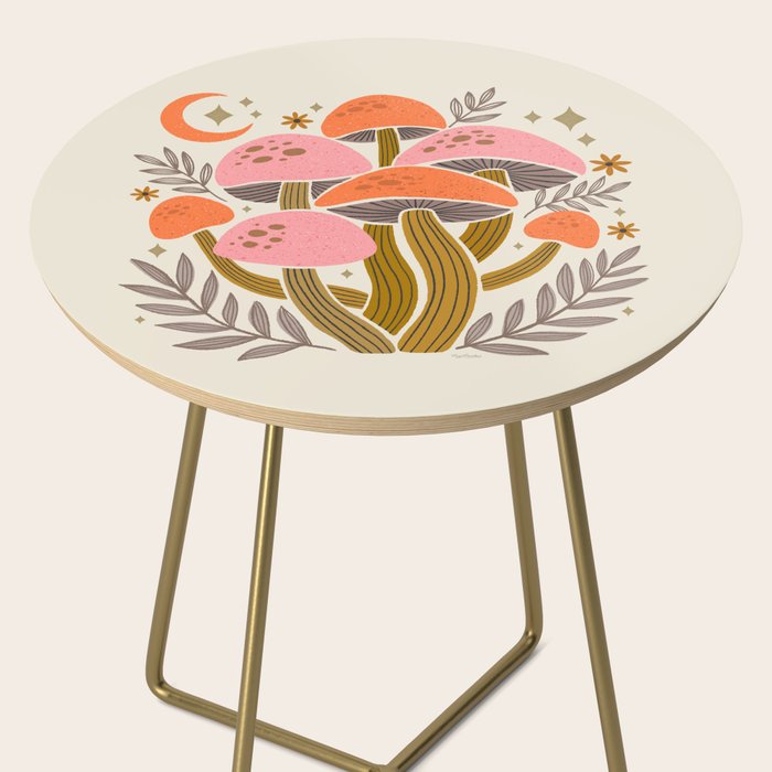 Mushrooms and Moons - Light Side Table Gallery Image 2