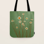 Wild Daisy Flowers 5 Tote Bag Gallery Image 1