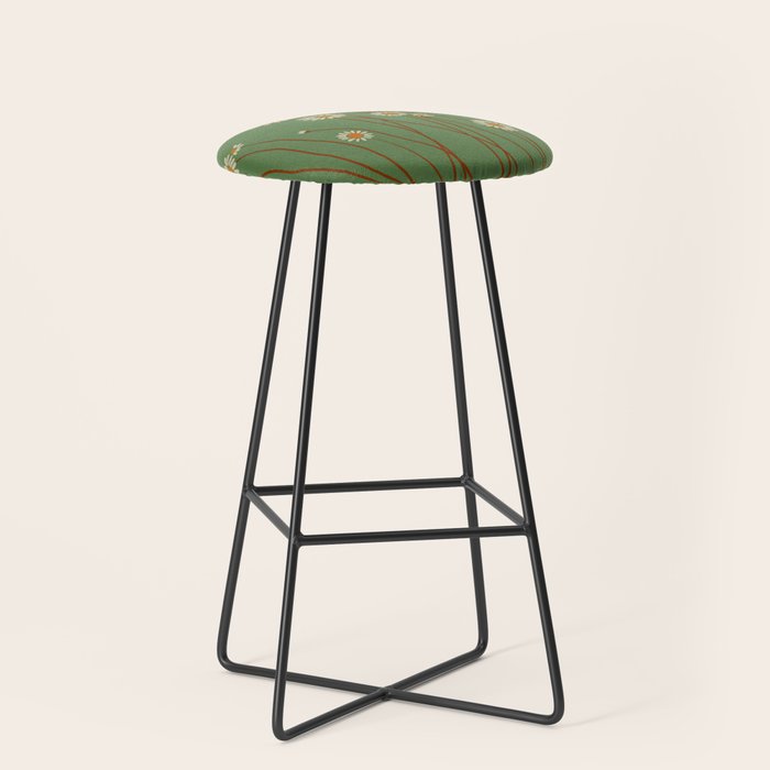Wild Daisy Flowers 5 Stool Gallery Image 1